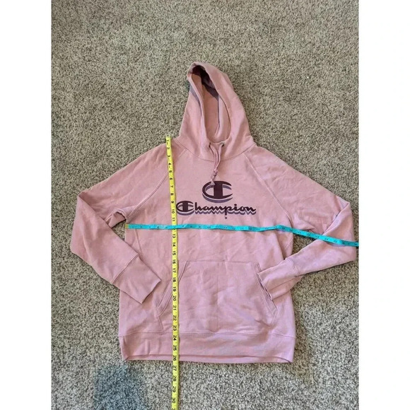 Champion Hoodie/Sweatshirt, Pink, Size Medium - Picture 3 of 7